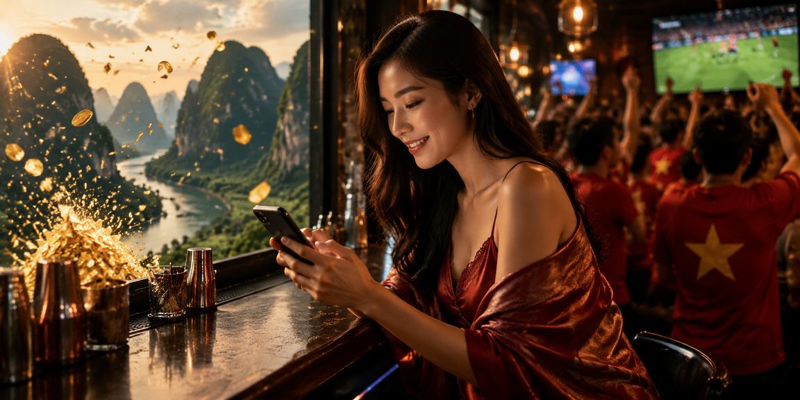 Người dùng tại Ninh Bình chơi casino trên điện thoại di động ngoài trời